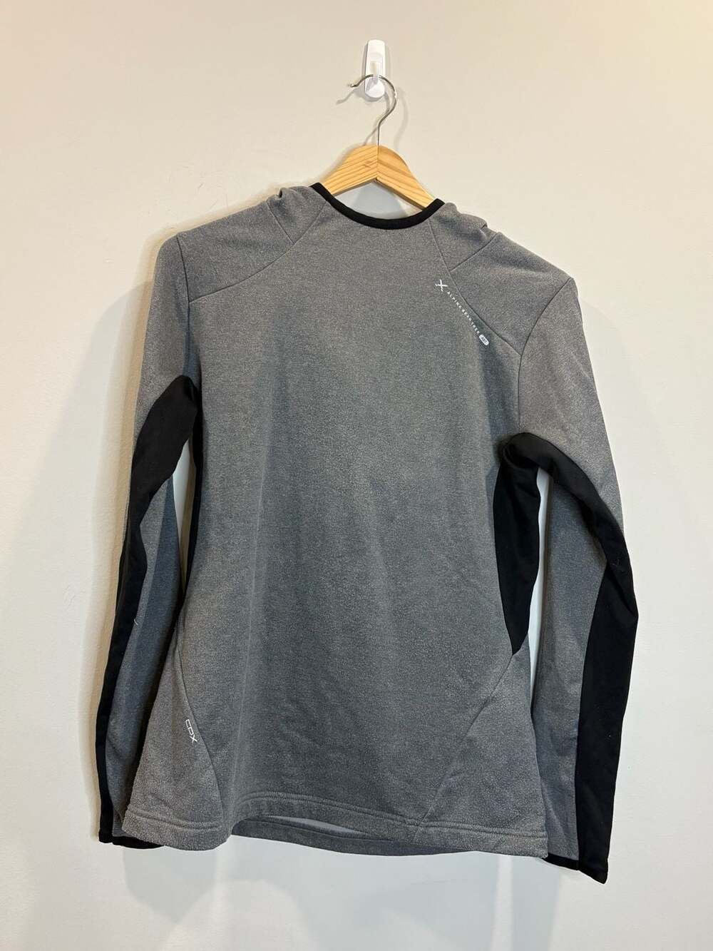 CPX Center Pole Gray and Black Long Sleeve Activewear Hoodie